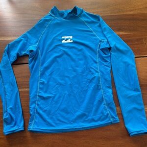Billabong Kids Blue Rashguard size 14